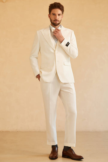 3 Piezas Trajes de Boda Para Hombres